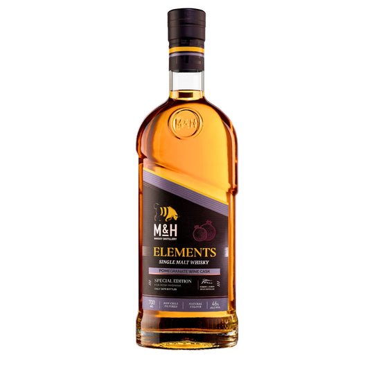 M&H ELEMENTS POMEGRANATE SINGLE MALT 750 mL
