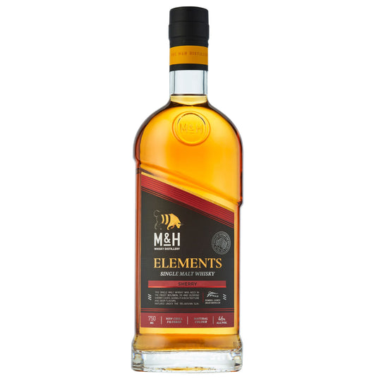 M&H ELEMENTS SHERRY SINGLE MALT 750 mL