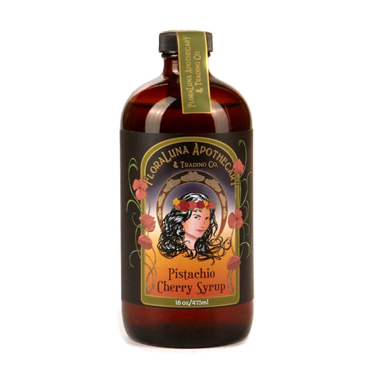 FLORALUNA APOTHECARY PISTACHIO CHERRY SYRUP 16 oz
