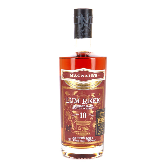 MACNAIR'S LUM REEK 10 YEAR CASK STRENGTH PEATED BLEND 700 mL